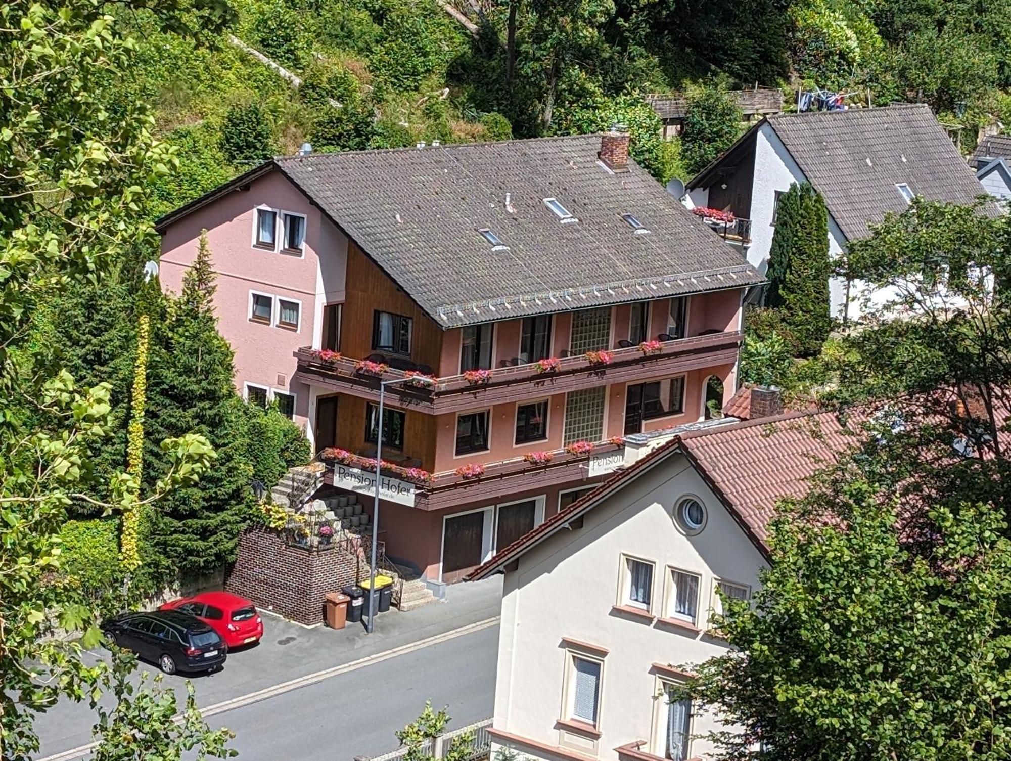 Pension Hofer Bad Berneck im Fichtelgebirge Dış mekan fotoğraf